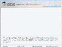 Tablet Screenshot of embroiderydesignsolutions.com